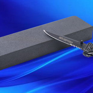 碳化硼黑宝石超硬精磨抛光磨刀石磨冰刀油石400目800目专用耐磨不