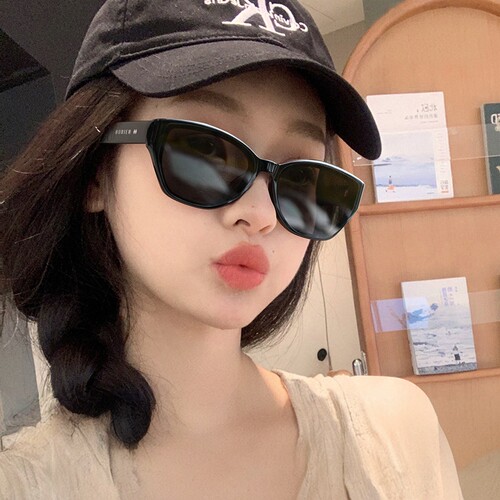 海俪恩25新款个性猫眼墨镜女款修颜显白高级感多边形板材太阳镜男