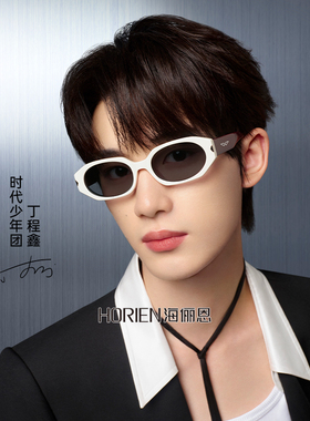 海俪恩明星同款美式复古小框太阳眼镜偏光方框墨镜女高级感N88501