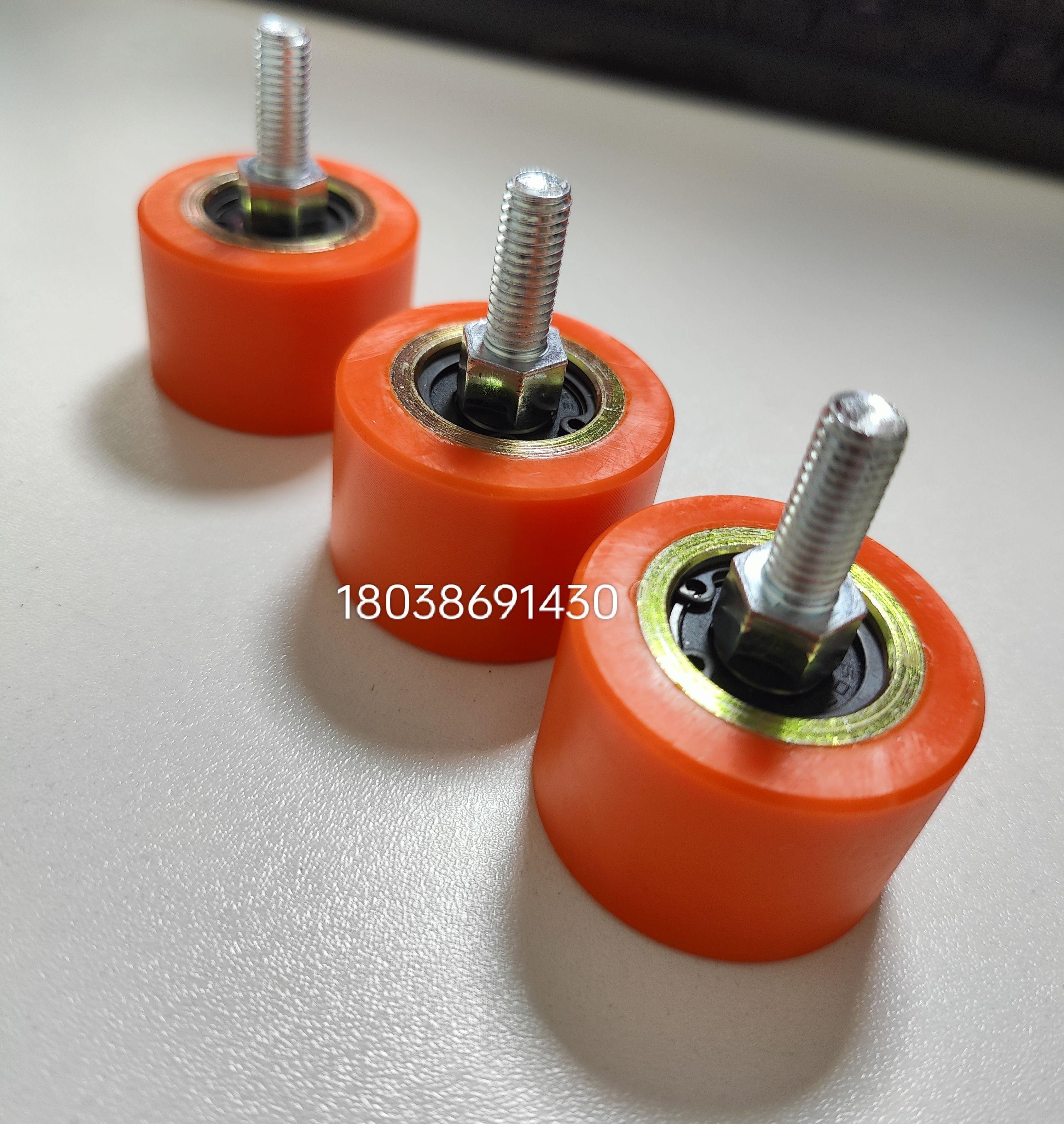 41X27XM10 玻璃磨边机靠轮玻璃双边机带轴承丝杆滑轮滚轮压轮