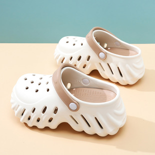 情侣洞洞鞋男女花园鞋包头拖EVA沙滩鞋透气凉鞋两穿凉拖鞋防滑