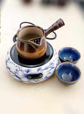 甘肃罐罐茶电炉子电热炉电陶炉煮茶罐茶壶茶具可干烧沙罐土砂整套
