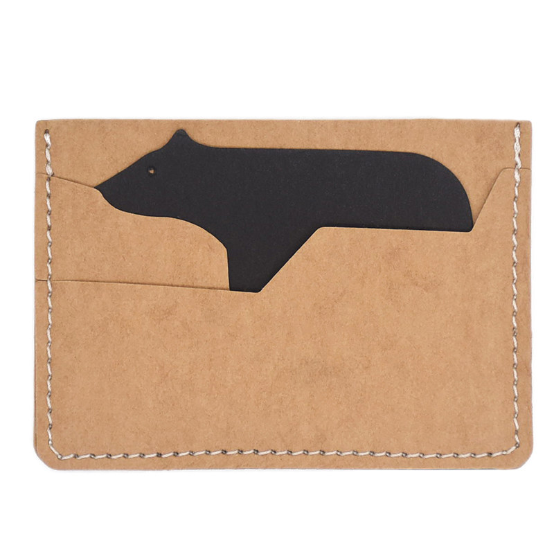 水洗牛皮纸公交信用证件卡套卡片包北极熊名片夹可爱迷你超薄钱夹,箱包皮具/热销女包/男包,卡包,淘宝优惠券,粉丝福利购,淘宝优惠卷