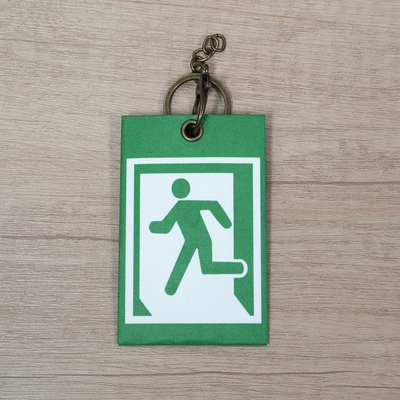 创意卡通高颜值ins安全出口学生校园饭卡公交卡地铁挂件卡包卡套