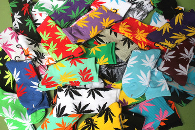 HUF运动男女毛巾袜吸汗滑板街舞