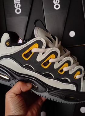 胖胖鞋OSIRIS复古厚鞋舌气垫面包鞋男女百搭大码D3反光运动滑板鞋