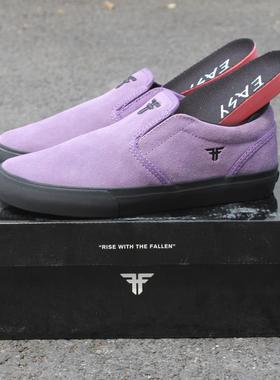 黑色鞋底FALLEN专业滑板鞋EASY翻毛皮耐磨舒适BMX男女DC板鞋lakai