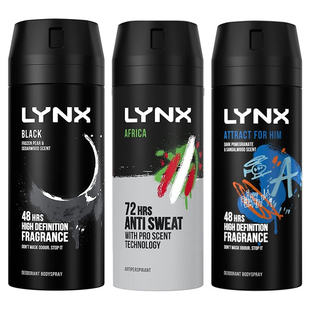 150ml 英国原装 香水止汗喷雾 任选1 进口LYNX凌仕男士 3款