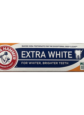 英国原装进口Arm & Hammer艾禾美 特效美白牙膏 125ml