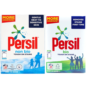 英国原装进口Persil宝莹Bio/Non Bio生物/非生物降解洗衣粉