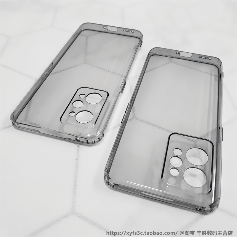 RealmeGT2透黑透明软壳全包边