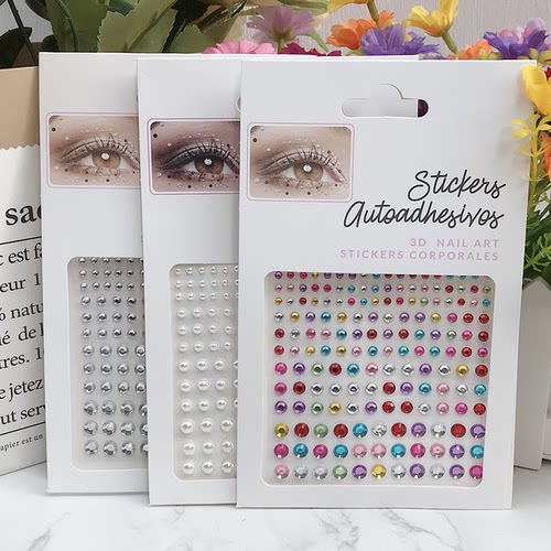 儿童面部眼妆表演粘贴纸