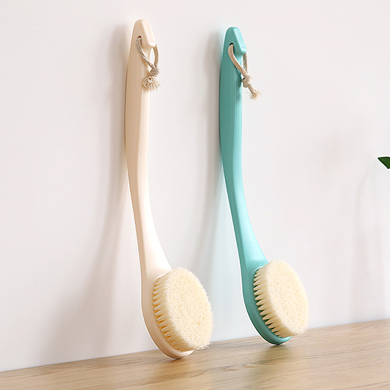 日本硬软毛后背刷神器强力洗澡