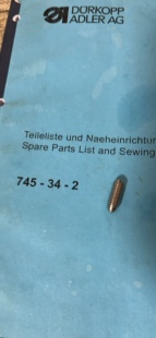 杜克普745开袋机专用螺丝9400 000168