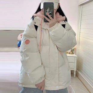 网红直播爆款 假两件棉服棉衣外套2025 现货大货主推秋冬情侣款