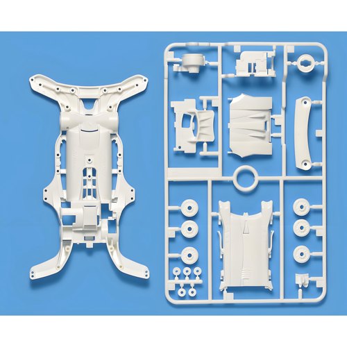 TAMIYA 田宫 迷你四驱车 95251 强化白色AR底盘+白色板件 配件