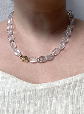 【以闪亮之名】原创设计师项链美国赫尔基蒙次石墨闪灵高档饰品