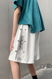 2023夏季宽松排扣腰果花五分裤休闲短裤B315-K3475P38控48，男装休闲裤，电商B315