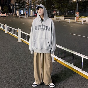 秋季潮流秋季字母印花连帽卫衣  B315-HK2002-P65控88图片