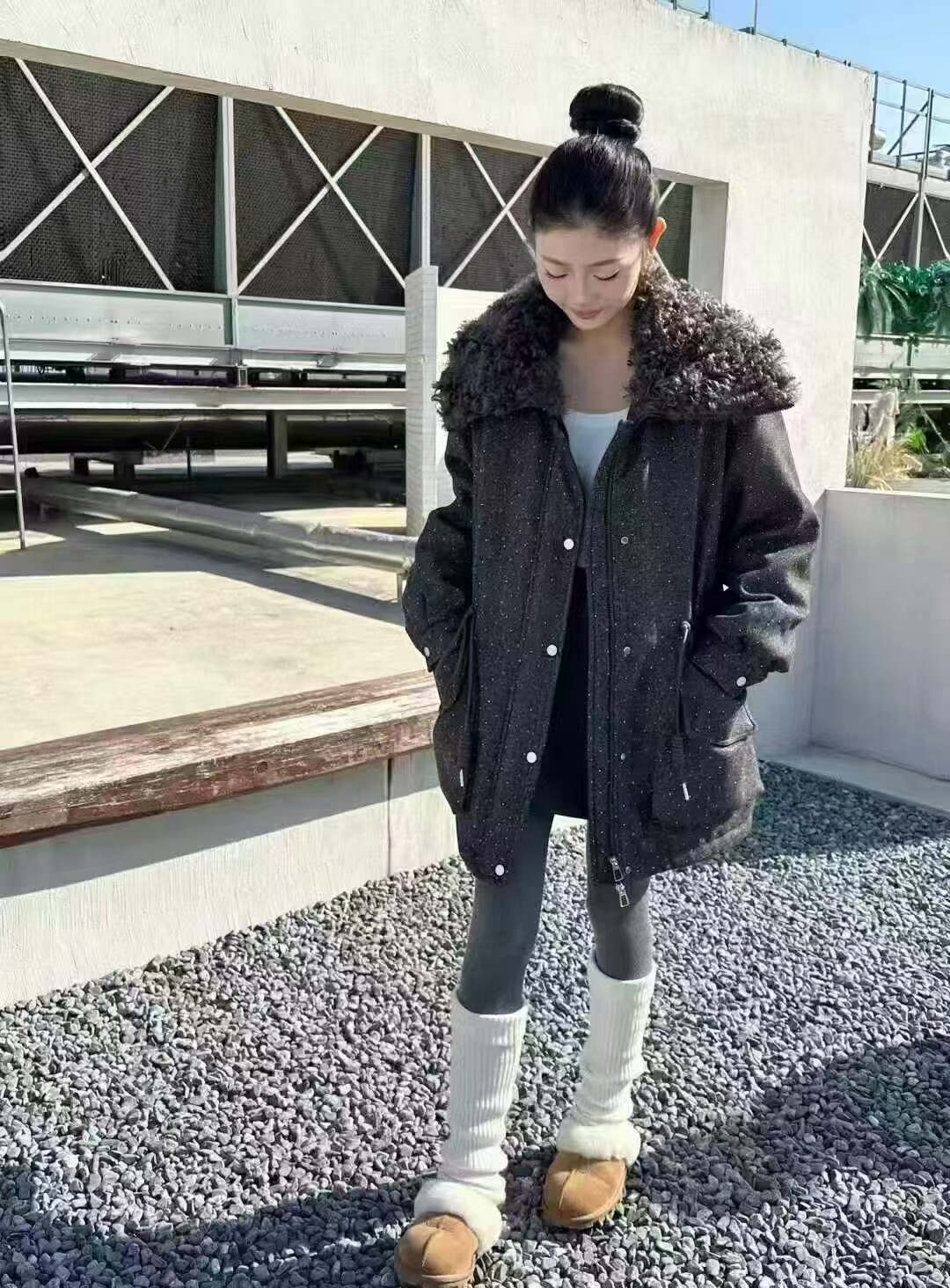 【12.18慧姐大码女装】2025新款牛仔满天星加棉外套MM玛28885-,女装/女士精品,大码羽绒服,淘宝优惠券,粉丝福利购,淘宝优惠卷