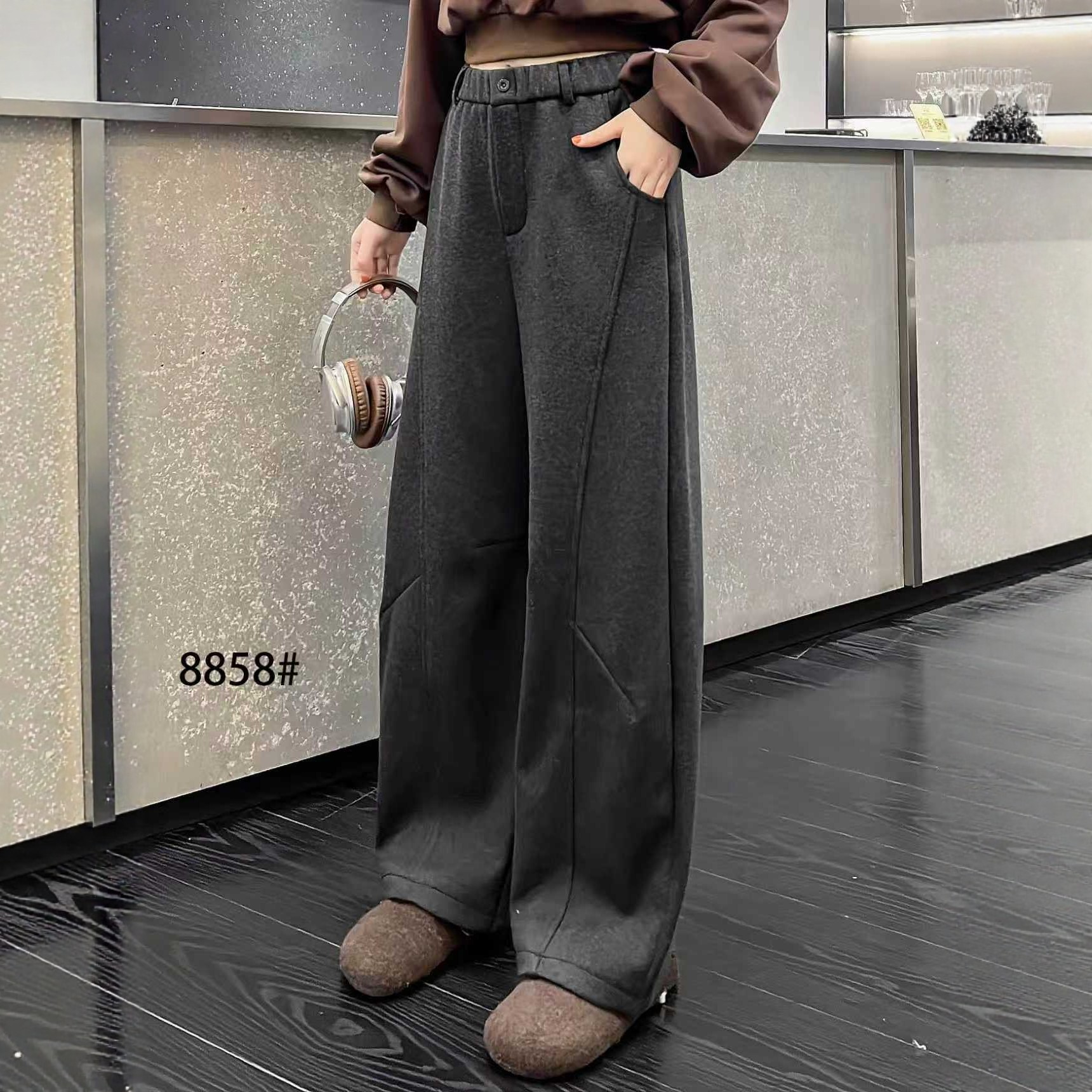 【1.12慧姐大码女装】2025新款加绒羊绒裤子XY心8858-,女装/女士精品,大码羽绒服,淘宝优惠券,粉丝福利购,淘宝优惠卷