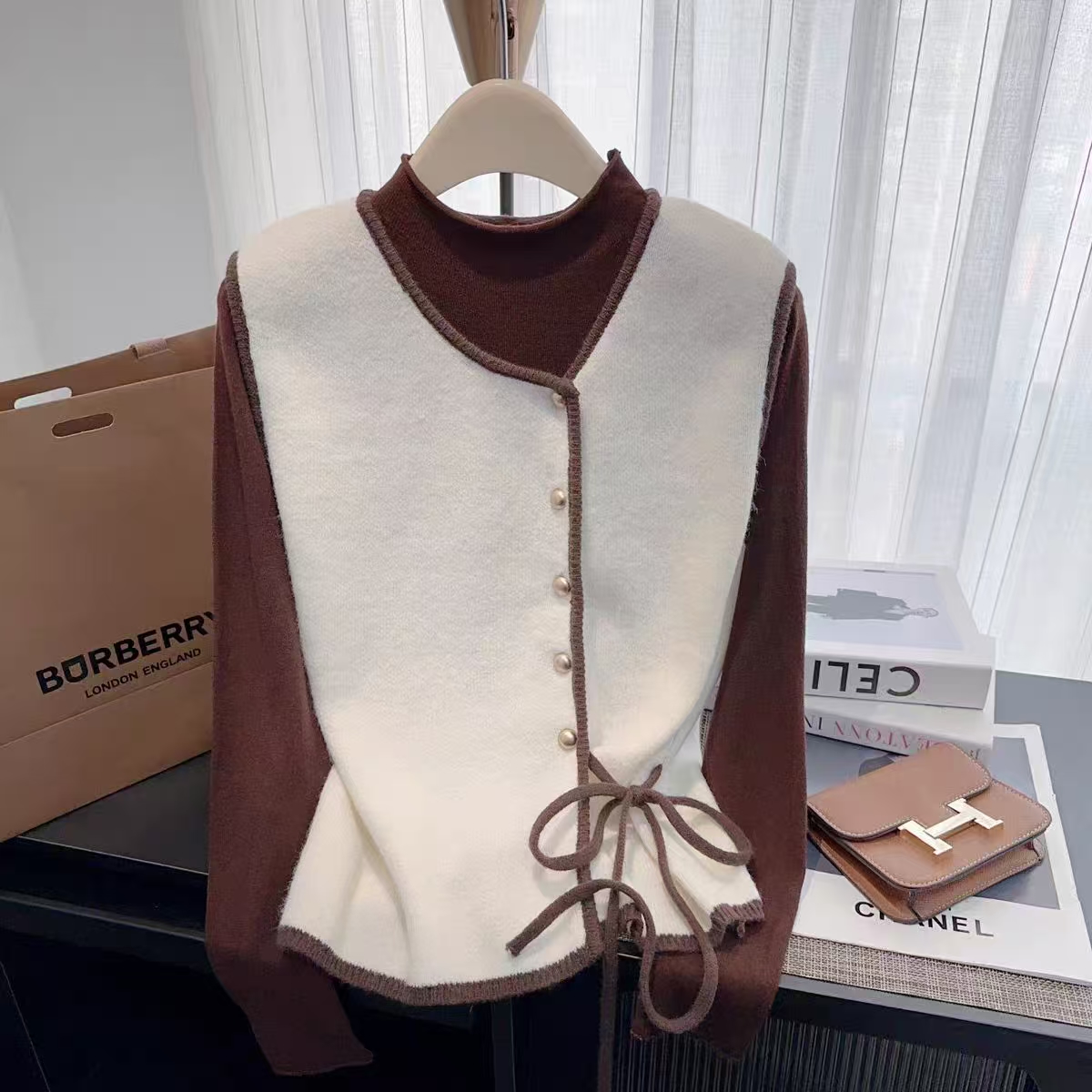 【11.14慧姐大码女装】2025新款马甲套装PYR611-