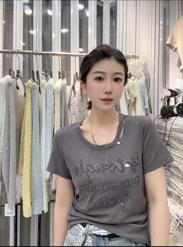【4.22慧姐大码女装】2026新款重工半袖OKDN5166-