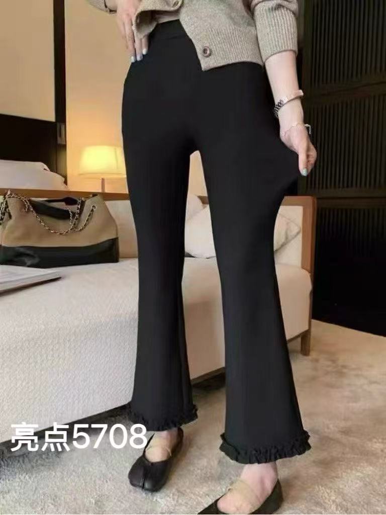 【9.21慧姐大码女装】2025新款裤子LD点5708-