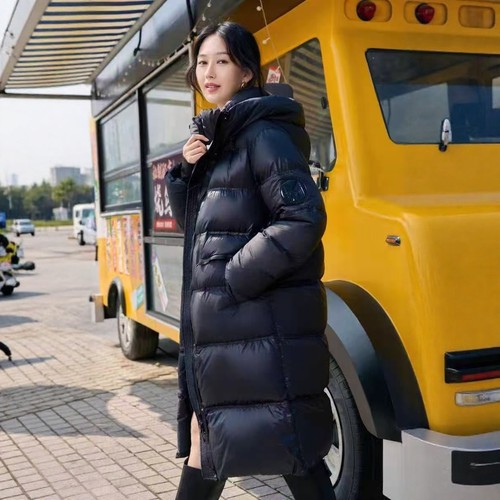 【11.11慧姐大码女装】2025新款黑金羽绒服HXS98944-