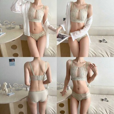 【6.8慧姐大码女装】2025新款雷丝聚拢文胸SM0663-