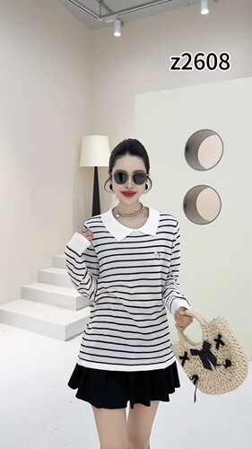 【4.11慧姐大码女装】2026新款针织上衣DDPR2608-7053