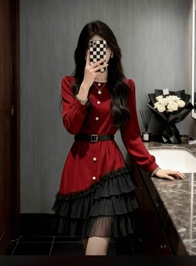 【1.5慧姐大码女装】2025新款连衣裙HMD2120-