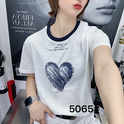 【5.2慧姐大码女装】2026新款半袖OKDM5065-