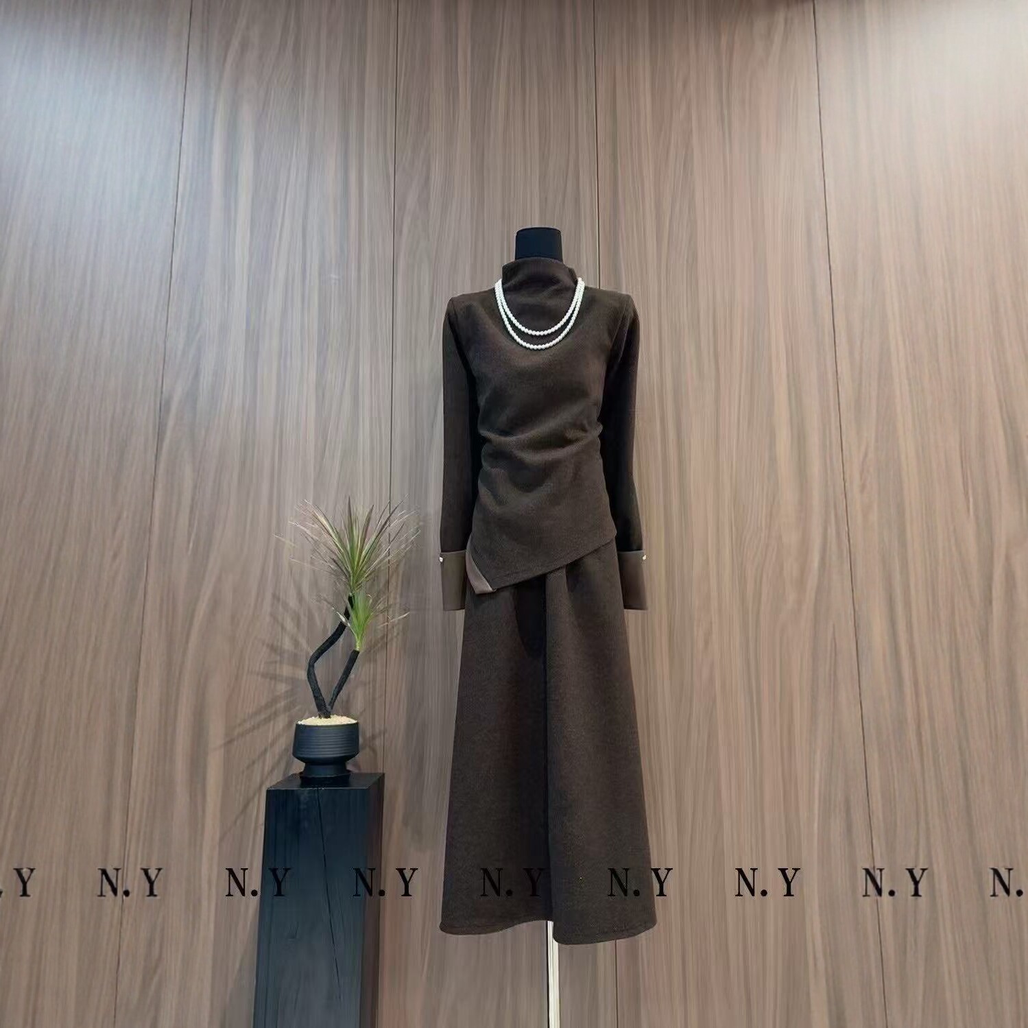 【12.18慧姐大码女装】2025新款款套装N.Y70661-7169