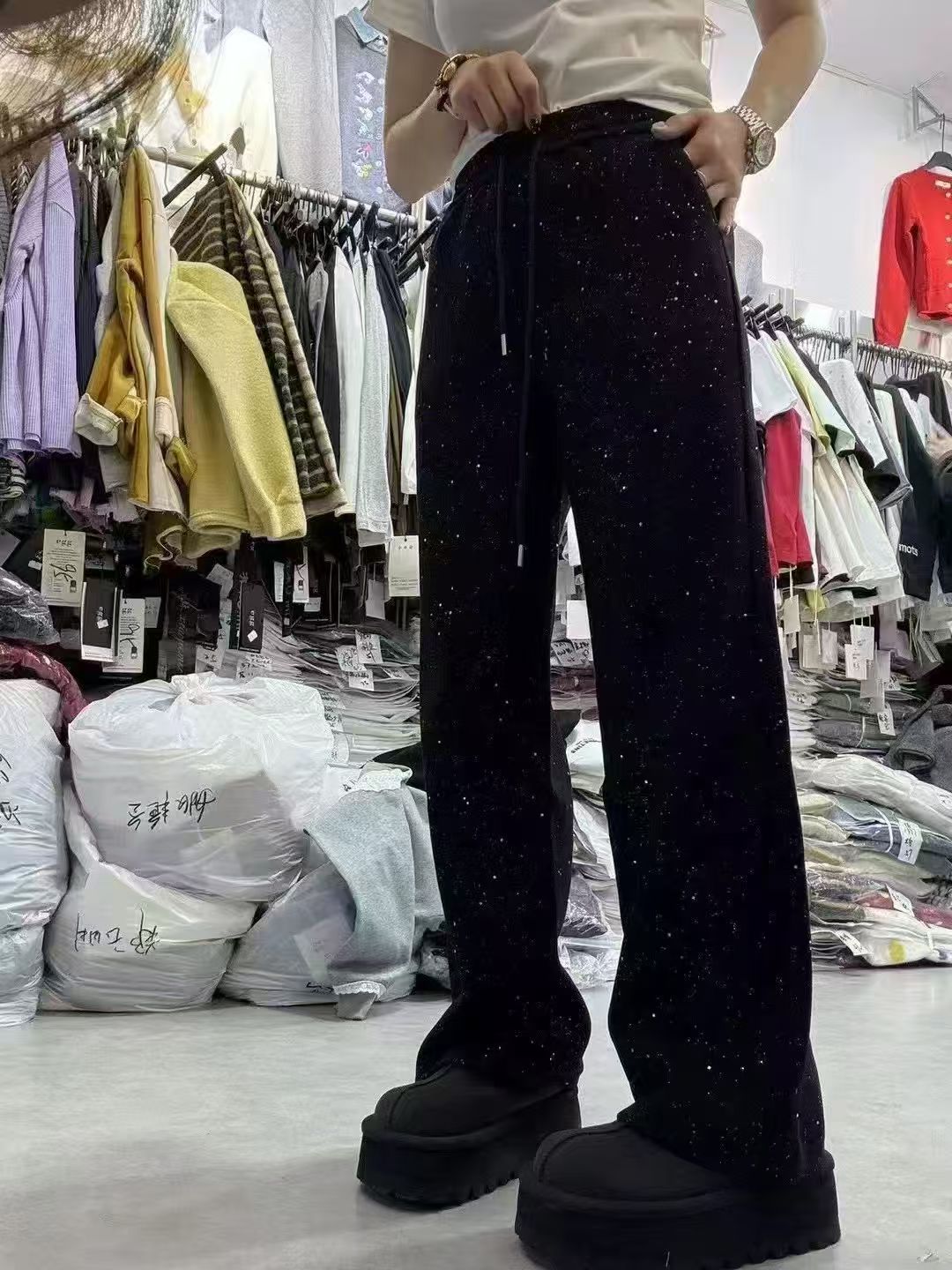 【12.7慧姐大码女装】2025新款裤子HLG-8263-7129