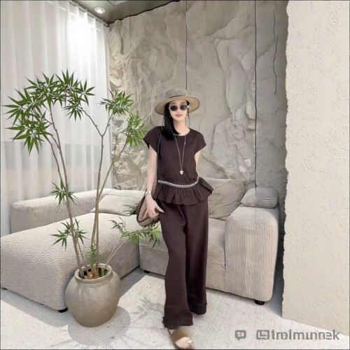 【6.20慧姐大码女装】2026新款套装YMF米6866-7045