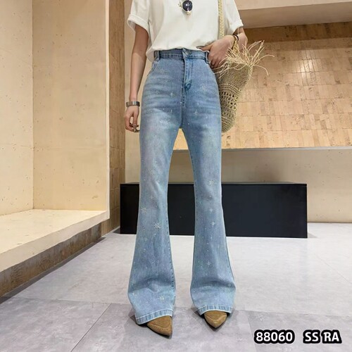 【3.23慧姐大码女装】2026新款魔法牛仔裤子PYH88060-