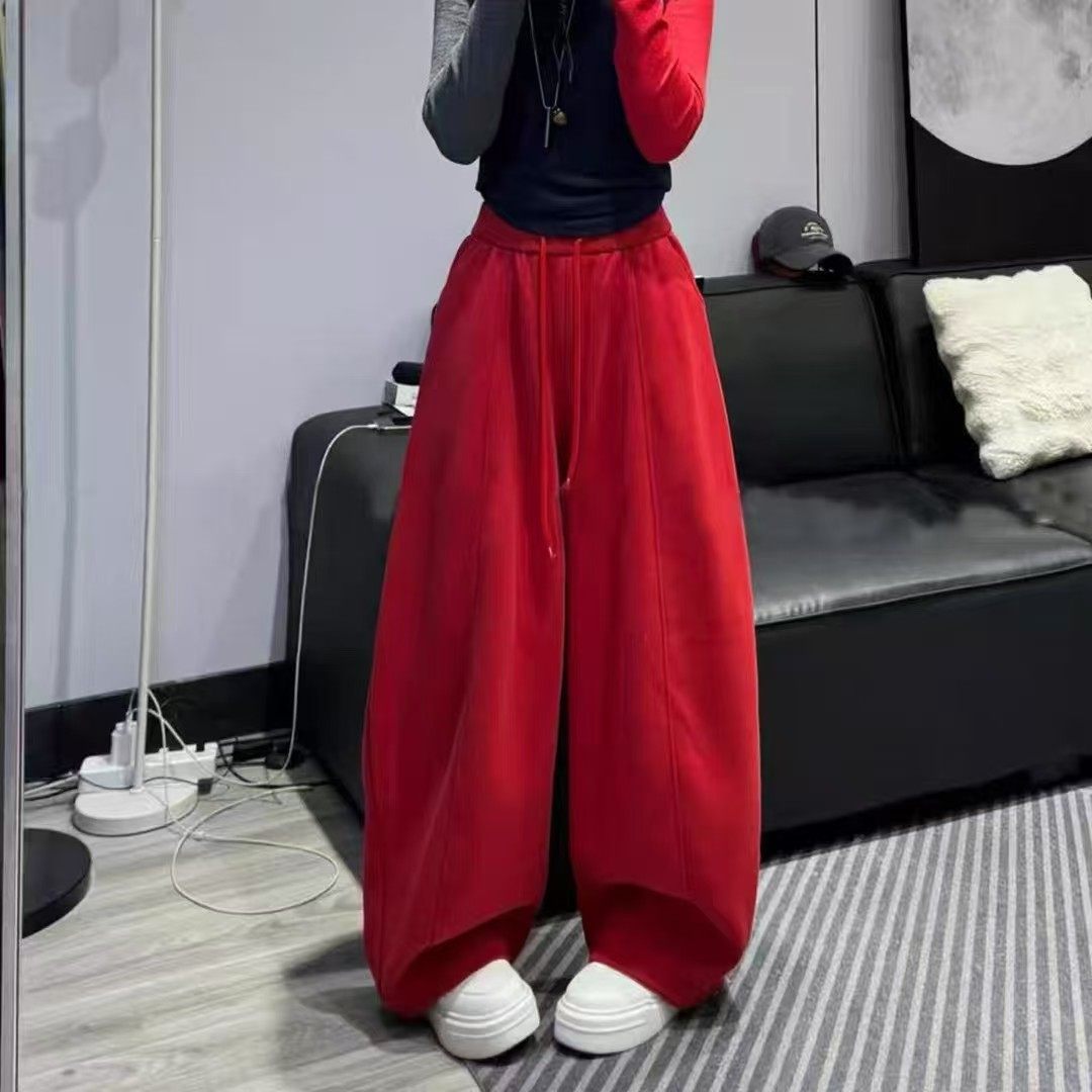 【1.7慧姐大码女装】2025新款加绒卫裤子DYY5135-,女装/女士精品,大码羽绒服,淘宝优惠券,粉丝福利购,淘宝优惠卷