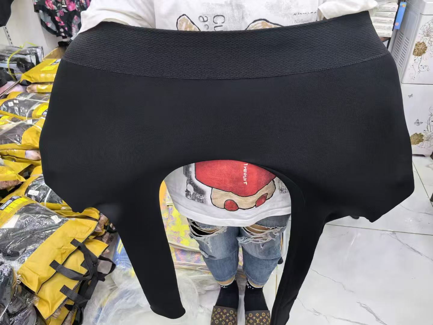 【10.18慧姐大码女装】2025新款水貂绒棉裤500克NZJ222-