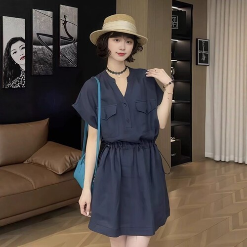 【5.28慧姐大码女装】2026新款连衣裙PYY6193-