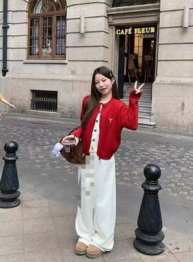 【1.7慧姐大码女装】2025新款牛仔加绒裤子YGCC楚5259-