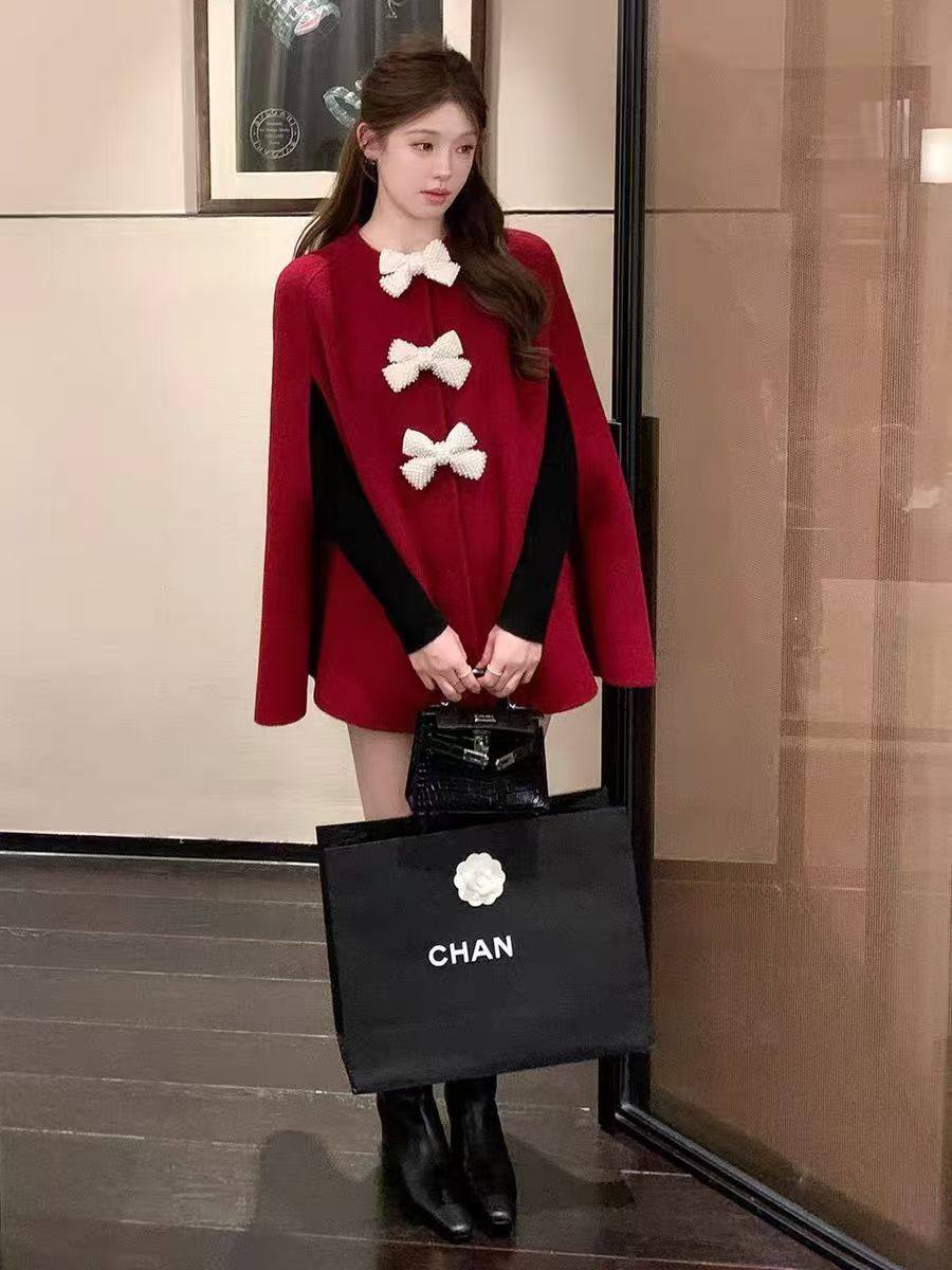 【12.16慧姐大码女装】2025新款款斗篷毛领大衣YB宝2536-,女装/女士精品,大码羽绒服,淘宝优惠券,粉丝福利购,淘宝优惠卷