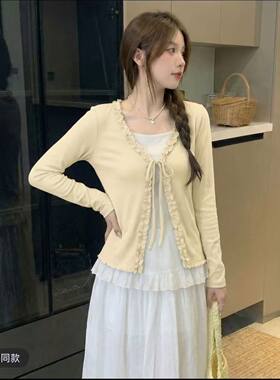 【3.31慧姐大码女装】2026新款假两件上衣U2-8578-