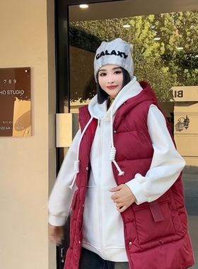 【10.22慧姐大码女装】2025新款棉衣马甲LL兰3517