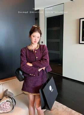 【12.18慧姐大码女装】2025新款小香重工宝石套装YNF范6671-