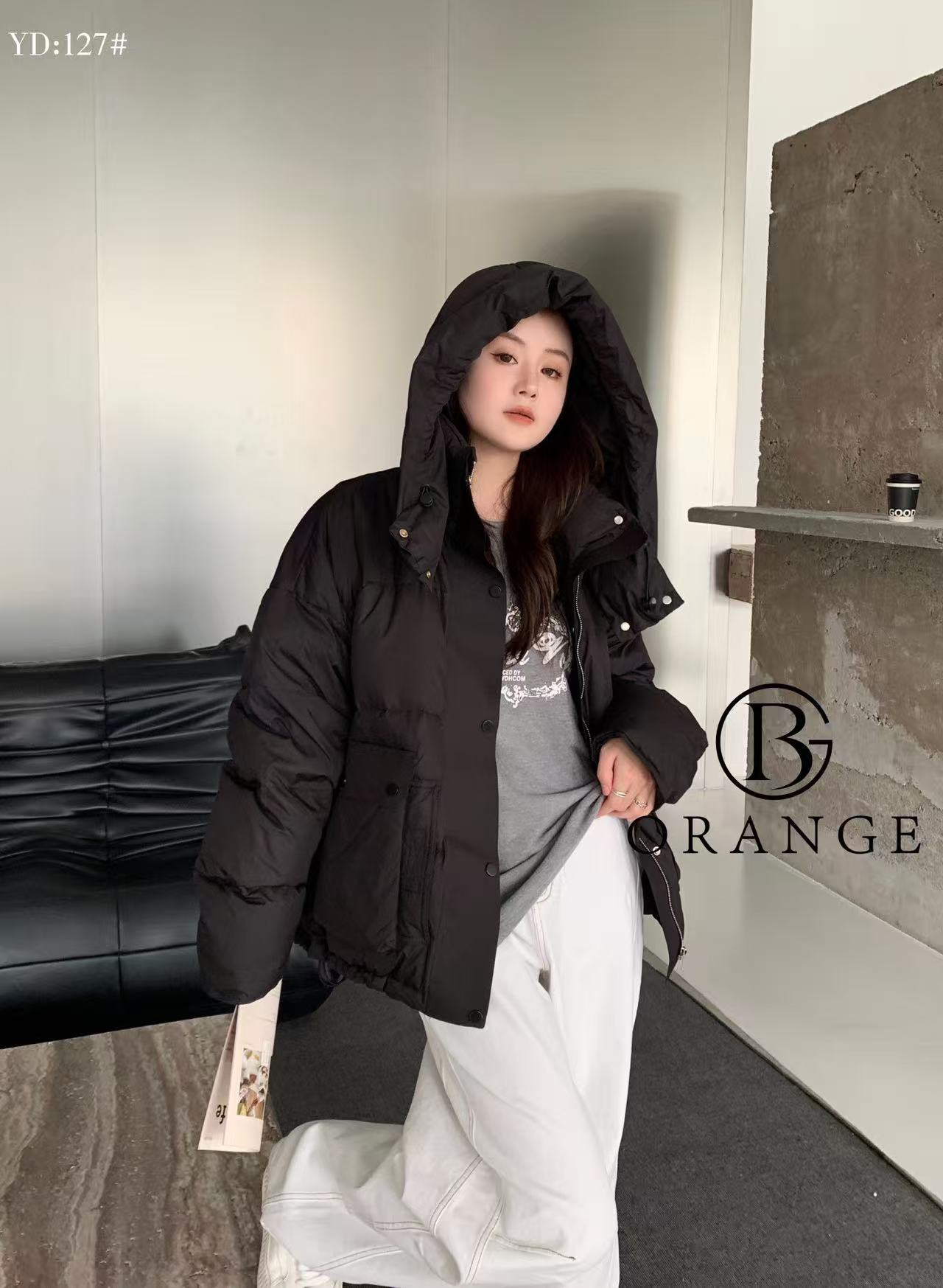 【11.25慧姐大码女装】2025新款大橘子羽绒服外套DJZ127-