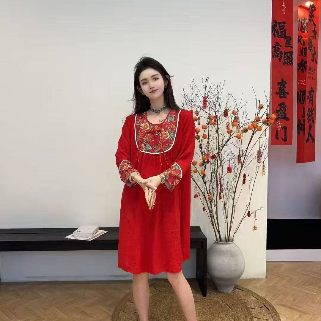 【1.8慧姐大码女装】2025新款睡裙MJ迦519-,女装/女士精品,大码羽绒服,淘宝优惠券,粉丝福利购,淘宝优惠卷