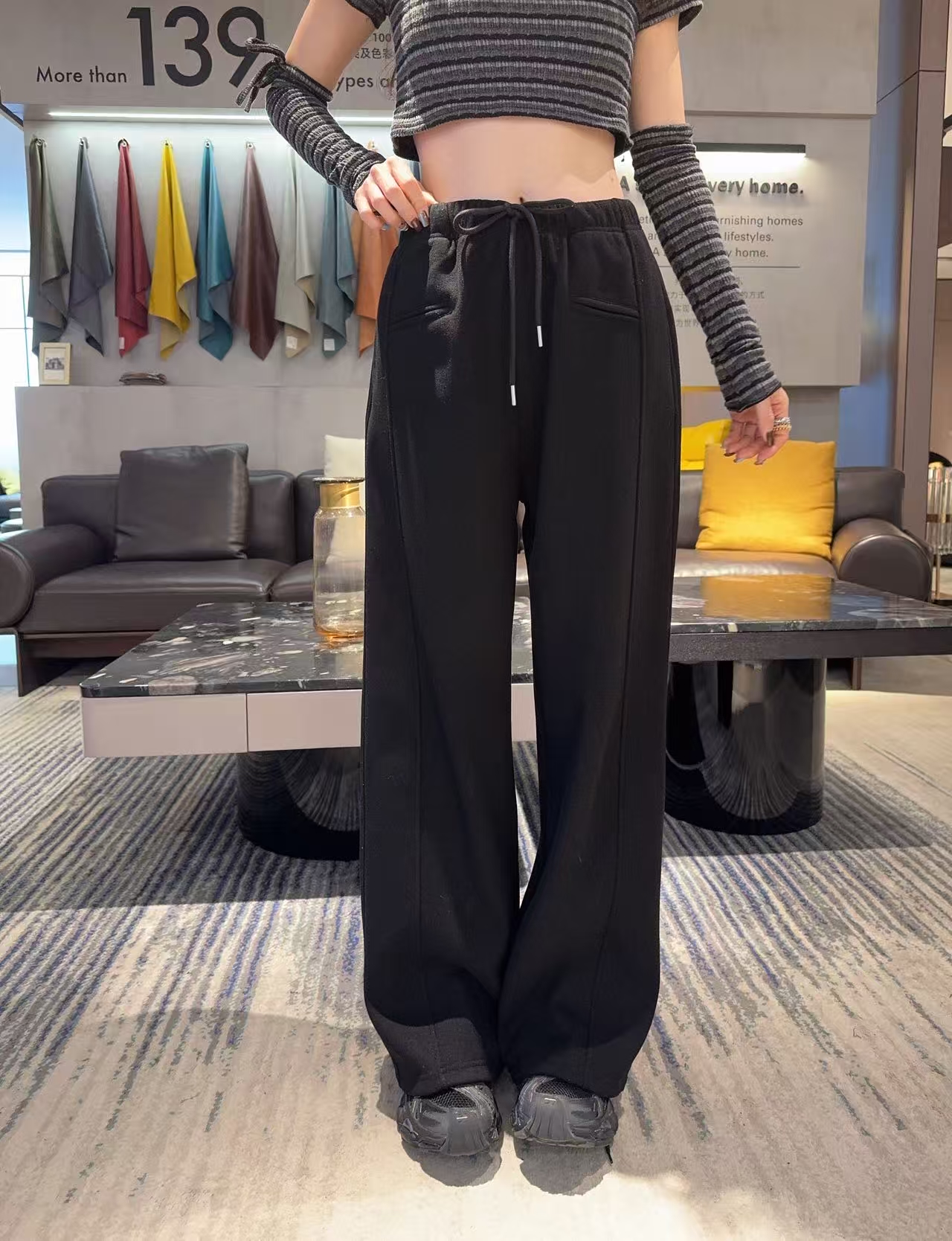【11.13慧姐大码女装】2025新款裤子DFE5512-7160