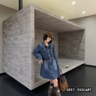 牛仔开衫 2025新款 女装 连衣裙LYR靓5057 1.8慧姐大码
