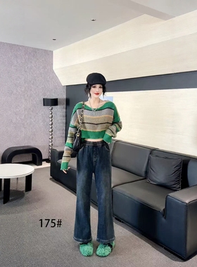 【12.1慧姐大码女装】2025新款加绒牛仔裤子CCJ175-